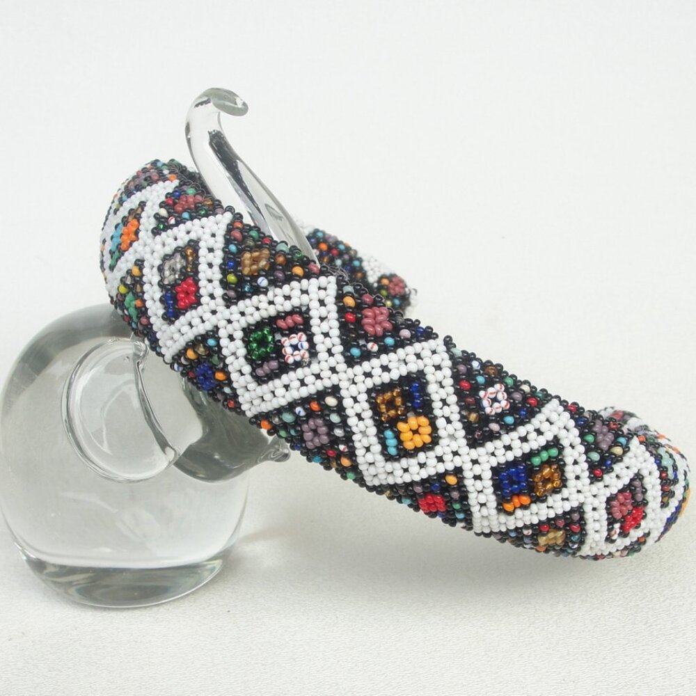 Vintage African Zulu beaded Headband